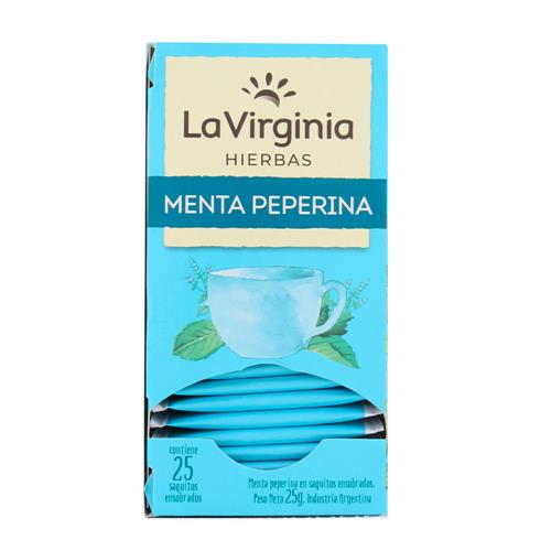 La Virginia - Té Menta Peperina Caja 25 Saquitos