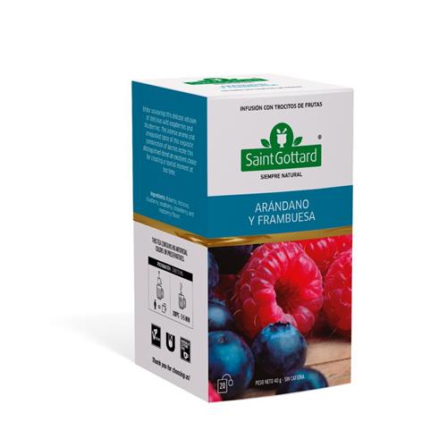 Saint Gottard - Té Arándano Caja 20 Saquitos
