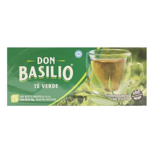 Don Basilio - Té Verde Caja 25 Saquitos