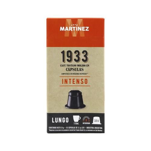 Café Martínez - Cápsulas de Café x Intenso Lungo Café Martínez Caja 51gr