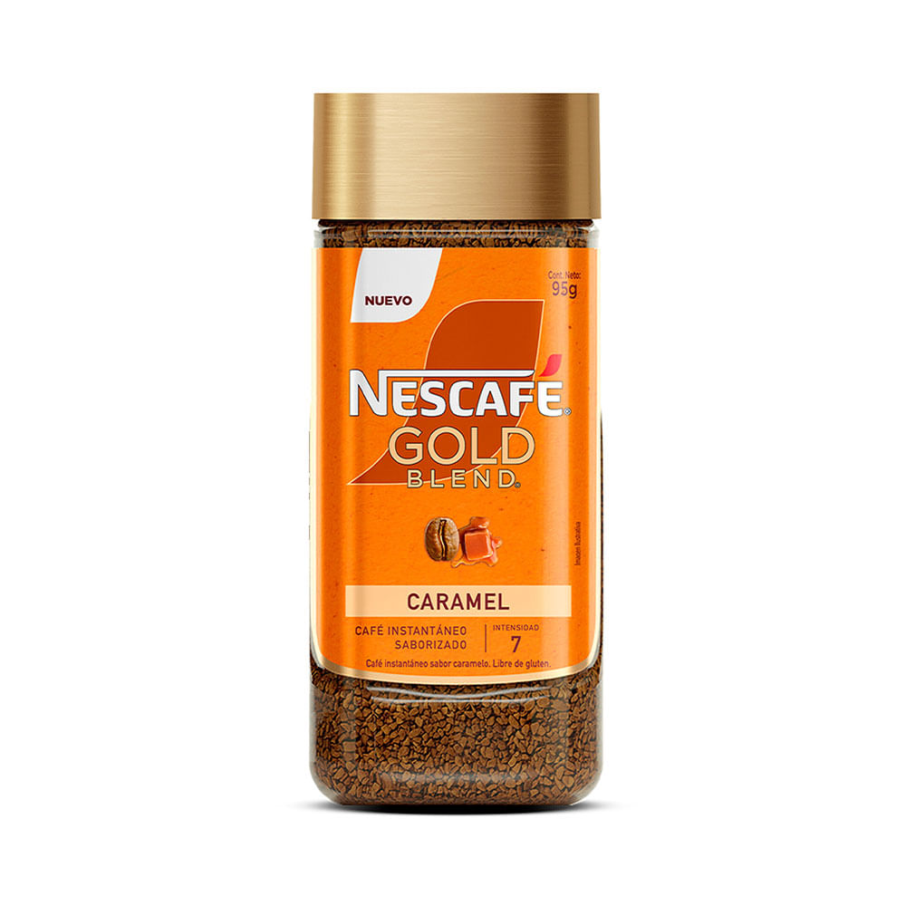 Nescafé - Café Instantáneo Sabor Caramel Nescafé 95gr