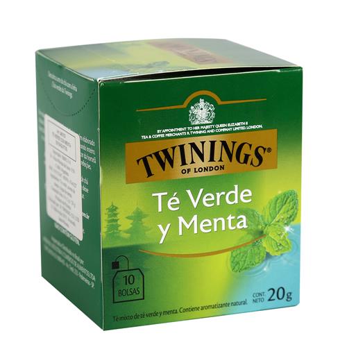 Twinings - Té té Verde y Men Caja