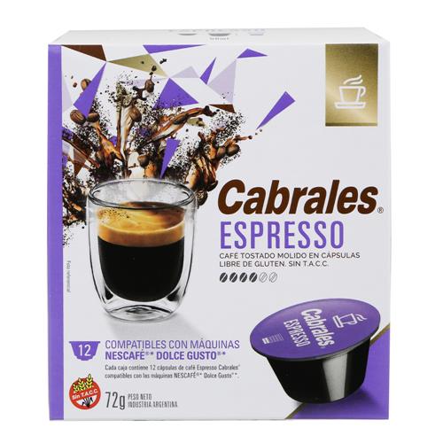 Cabrales - Café Cápsulas Espresso Caja 72gr