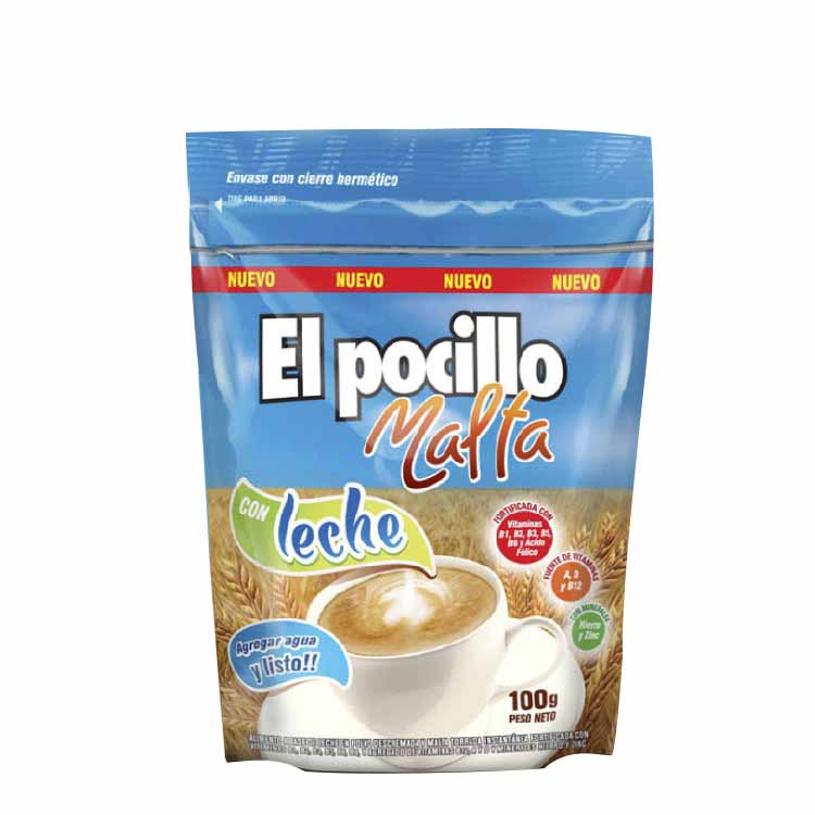 El-Pocillo-Malta-Con-Leche-125gr El Pocillo - Malta Con Leche 125gr