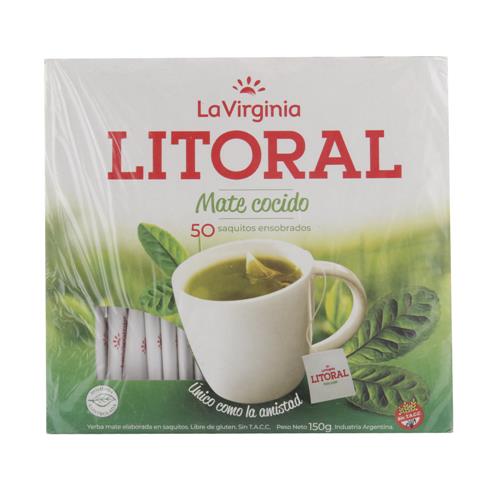 La Virginia - Mate Cocido Litoral Caja 50 Saquitos