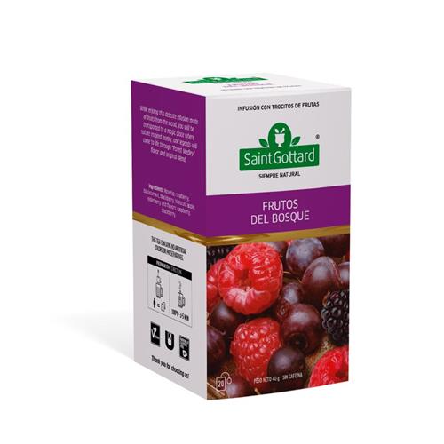 Saint Gottard - Té Frutos Del Bosque Caja 20 Saquitos