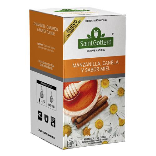 Saint Gottard - Té Manzanilla Canela y Miel Caja