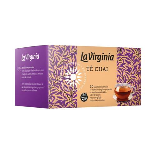 La Virginia - Té Chai Caja 20 Saquitos