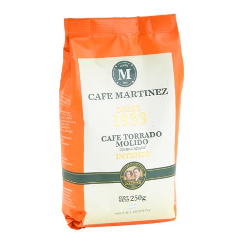 Café Martínez - Café Molido Torrado Martínez Intenso Paquete 250gr