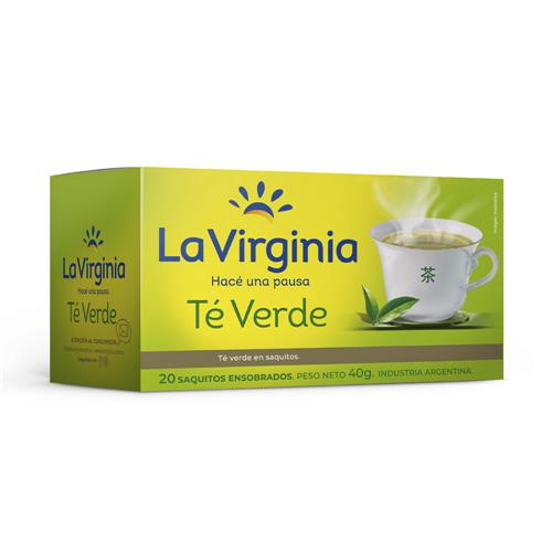 La Virginia - Té Verde Caja 20 Saquitos
