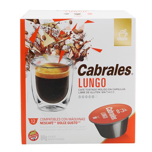Cabrales - Café Cápsulas Lungo Caja 84gr