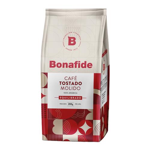 Bonafide - Café Tostado Molido Equilibrado 200gr