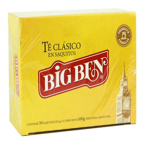 Big Ben - Té Clásico Caja 50 Saquitos