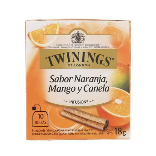 Twinings - Infusión Naranja, Mango y Canela Caja