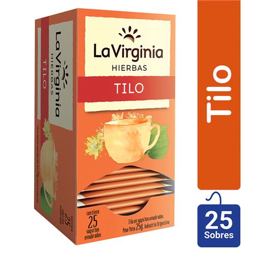 La Virginia - Hierbas Tilo Caja 25 Saquitos