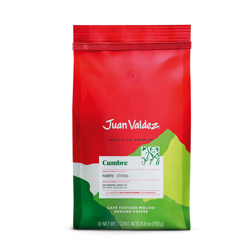 Juan Valdez - Café Molido Cumbre Fuerte Premium 250gr
