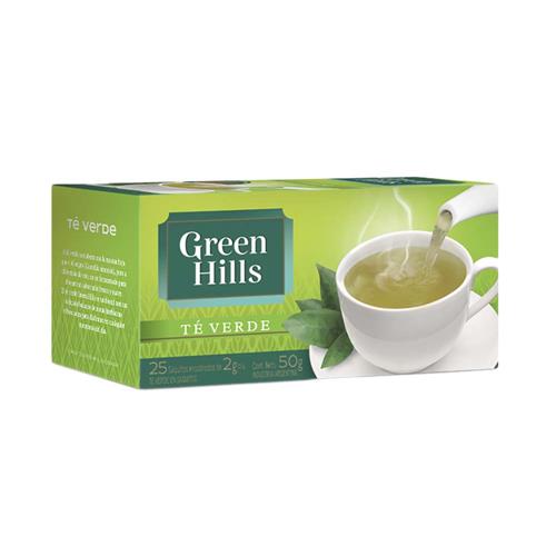 Green Hills - Té Verde Caja 25 Saquitos