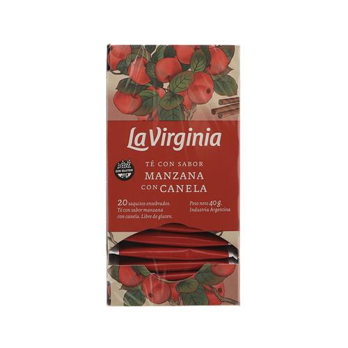 La Virginia - Té Manzana Con Canela Caja 20 Saquitos