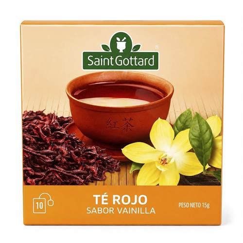 Saint Gottard - Té Rojo Sabor Vainilla