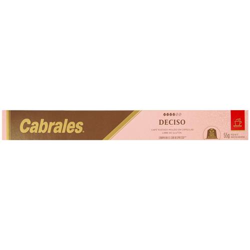 Cabrales - Cápsula de Café Tostado Molido Deciso 55gr