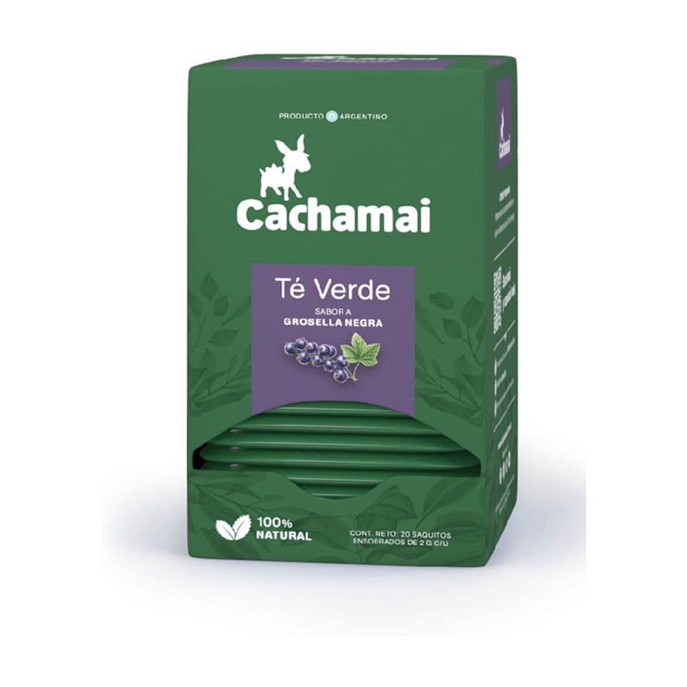 Cachamai - Té Grosella Negra Caja 20 Saquitos