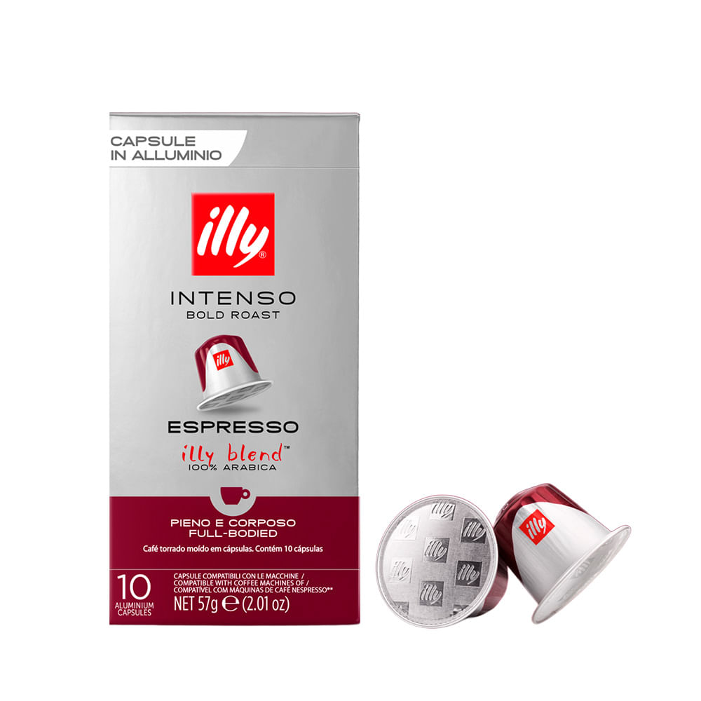 Illy - Café Intenso Compatible Nespresso 10 Cápsulas