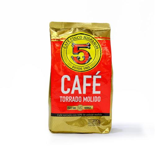 Los 5 Hispanos - Café Molido Paquete