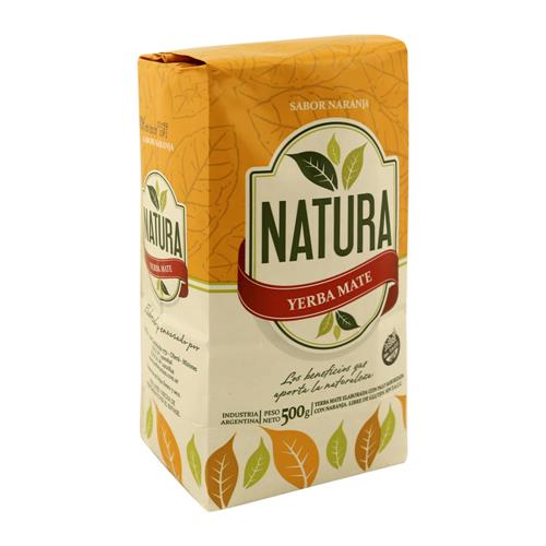 Natura - Yerba Mate Sabor Naranja 500gr