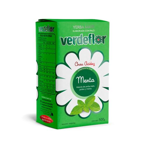 Verdeflor - Yerba Mate Menta Con Palo Paquete 500gr