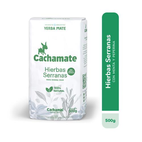 Cachamate - Yerba Mate con Hierbas Serranas Paquete 500gr