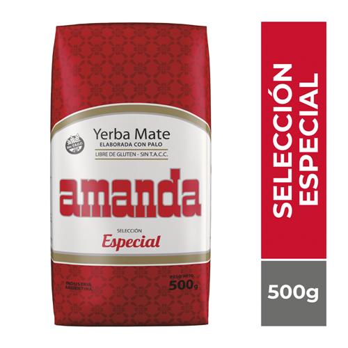 Amanda - Yerba Mate Con Palo Especial Paquete 500gr