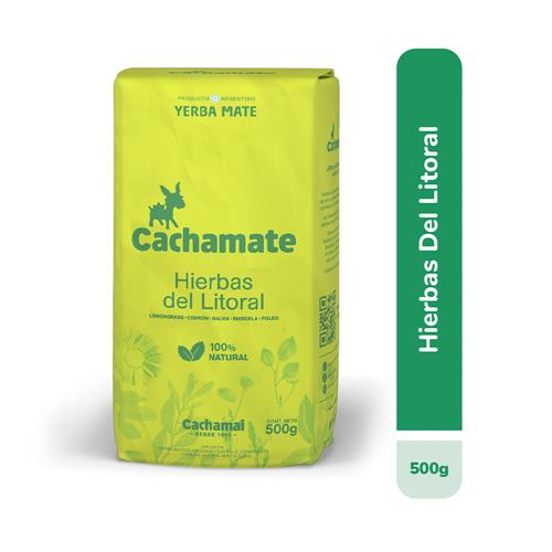 Cachamate - Yerba Mate Hierbas Del Litoral Con Palo 500gr
