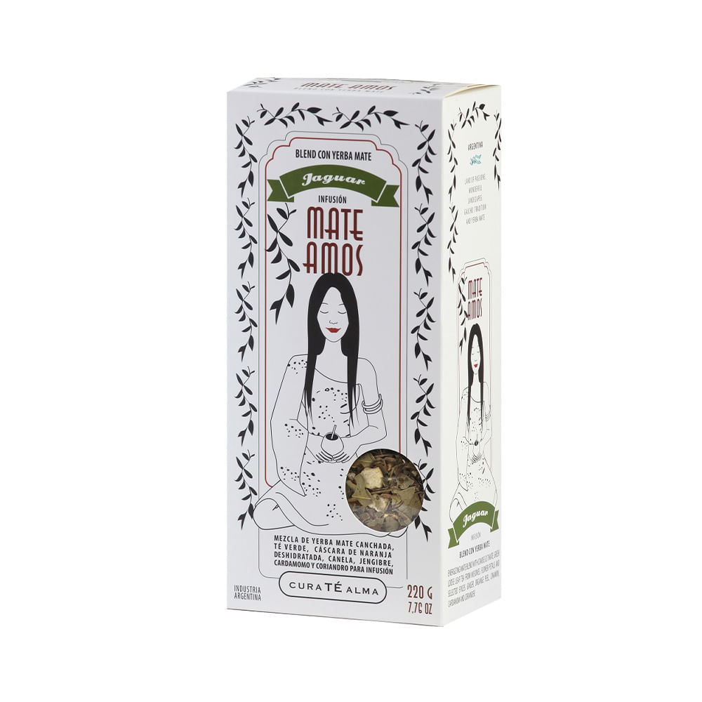 Cura Té Alma - Blend Con Yerba Jaguar 220gr