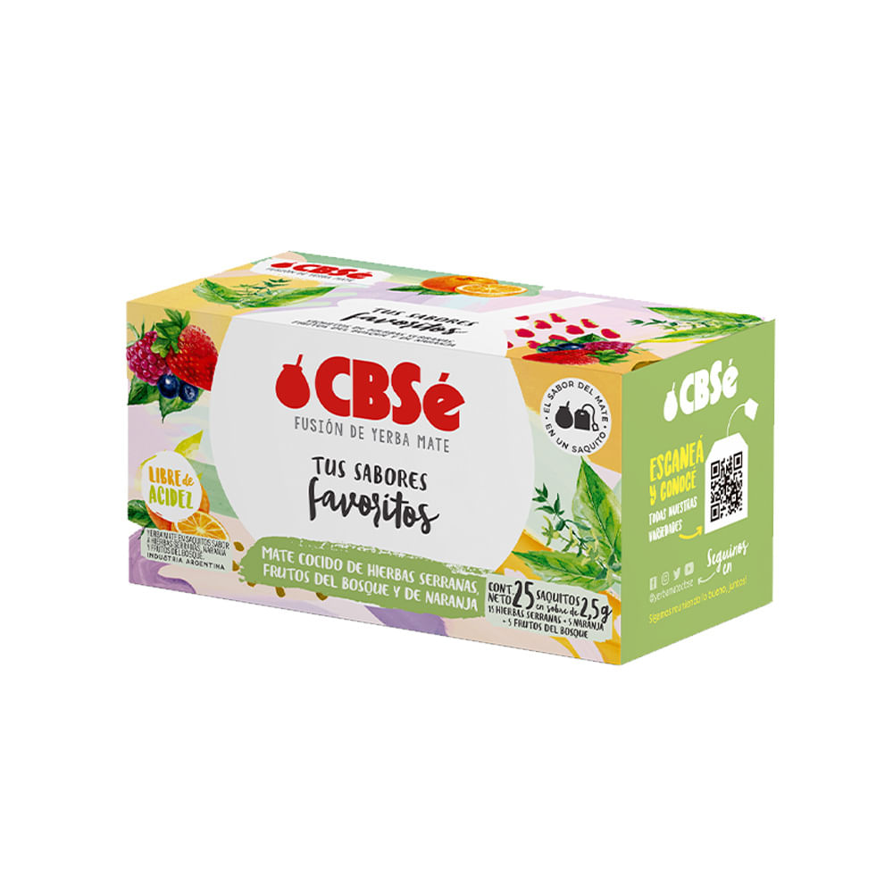CBSé - Fusión Yerba Mate Sabores Favoritos 500gr