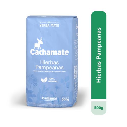 Cachamate - Yerba Mate Hierbas Pampeanas Paquete 500gr
