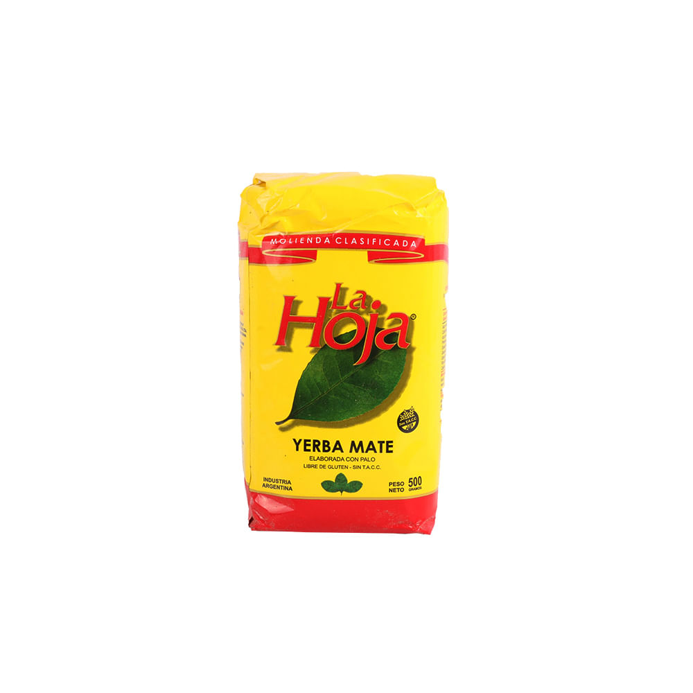 La Hoja - Yerba Mate Con Palo 500gr