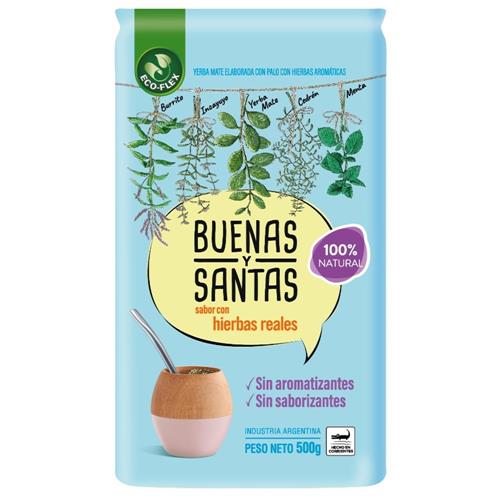 Buenas Y Santas - Yerba Mate Con Hierbas 500gr