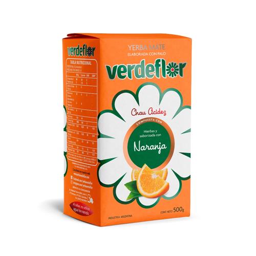 Verdeflor - Yerba Mate Naranja Con Palo Paquete 500gr