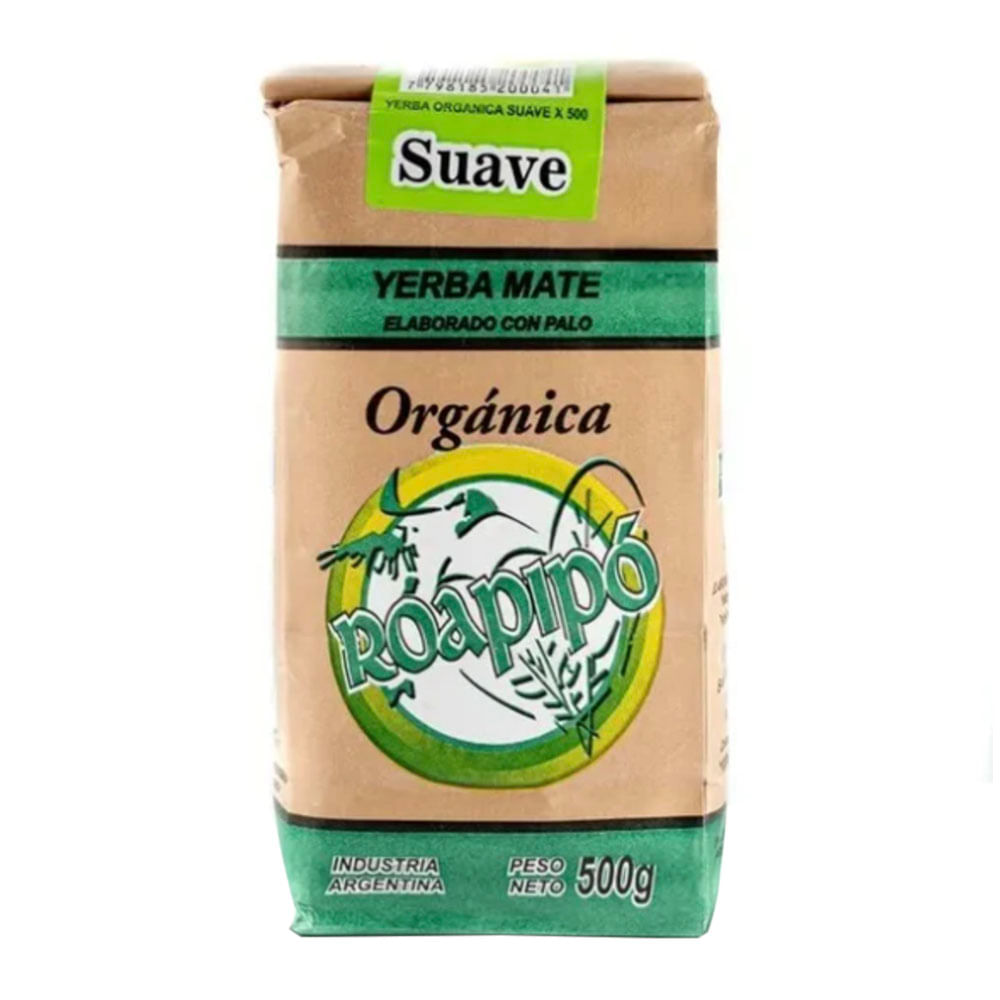 Roapipó - Yerba Mate Con Palo Suave Roapipo 500gr