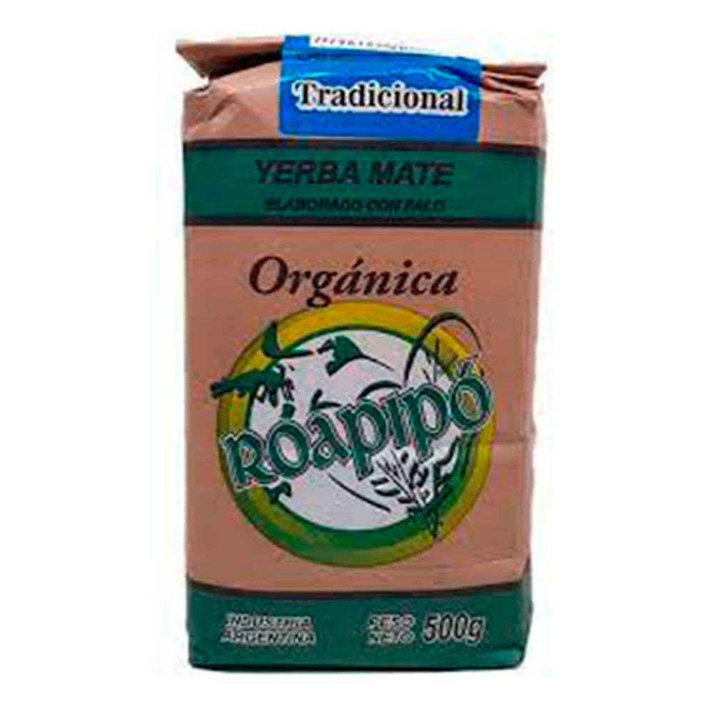 Roapipó - Yerba Mate Tradicional Con Palo Organica Roapipo 500gr