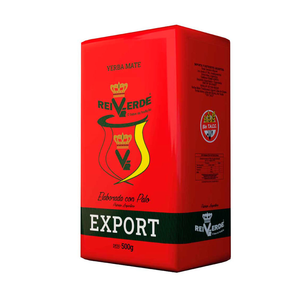 Rei Verde - Yerba Mate Con Palo Export 500gr