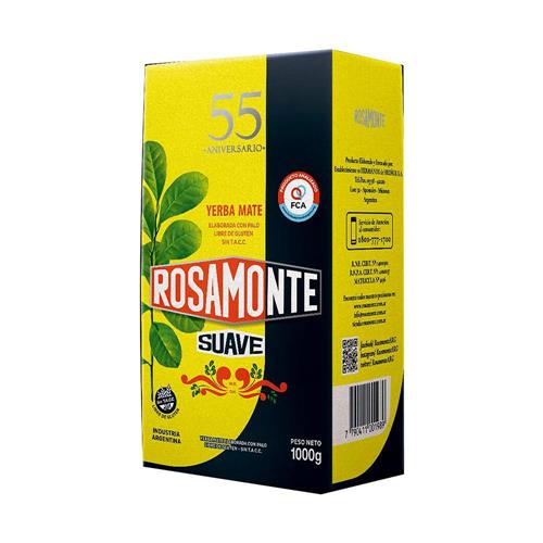 Rosamonte - Yerba Mate 55 Aniversario Suave Rosamonte 1kg