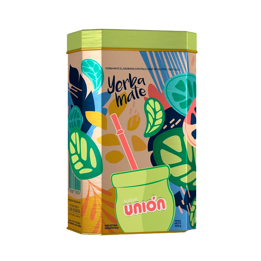 Suave Unión - Yerba Mate Con Palo Lata 500gr