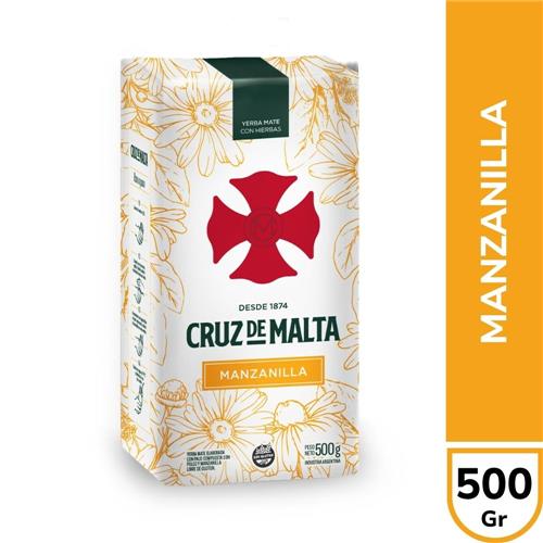 Cruz de Malta - Yerba Mate Con Manzanilla Paquete 1u