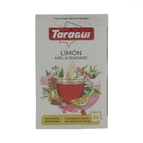 Taragüi - Té Negro Limón, Miel y Jengibre Taragui Caja 500gr