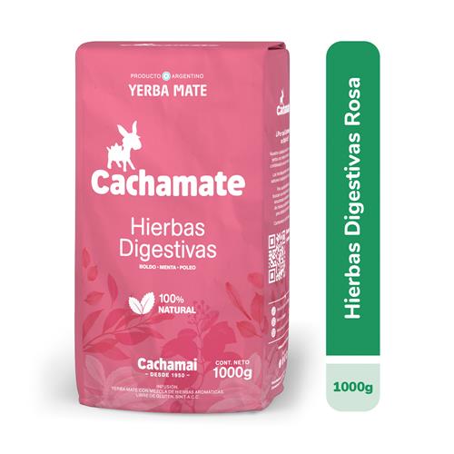 Cachamate - Yerba Mate con Hierbas Aromáticas Paquete 500gr