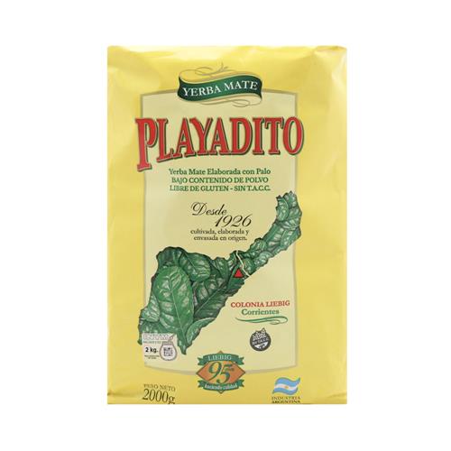 Playadito - Yerba Mate Con Palo Paquete 1kg