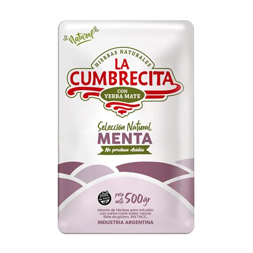 La Cumbrecita - Yerba Mate Menta 500gr
