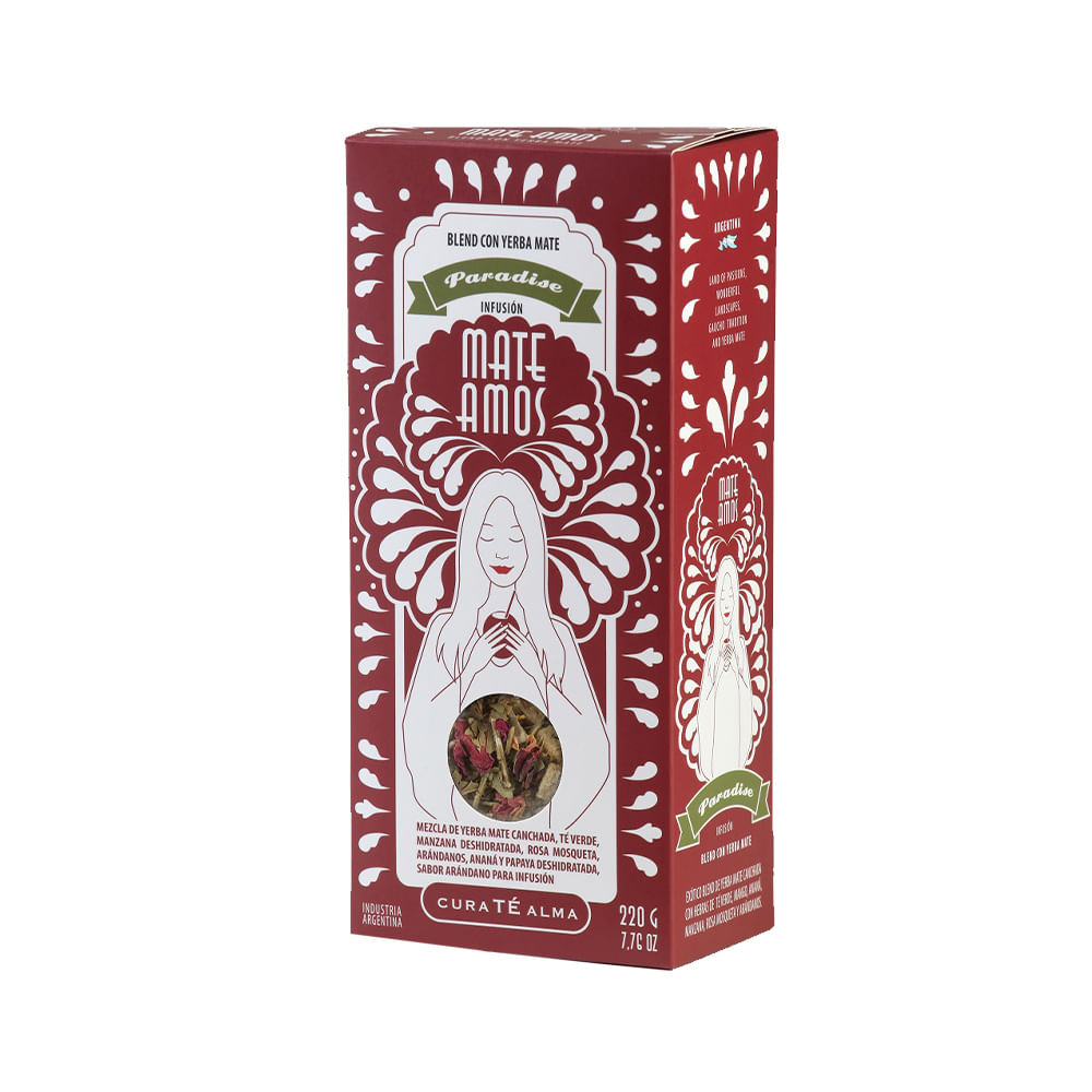 Cura Té Alma - Blend Con Yerba Paraíso 220gr