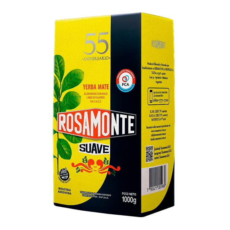Rosamonte-Yerba-Suave-1kg Rosamonte - Yerba Suave 1kg
